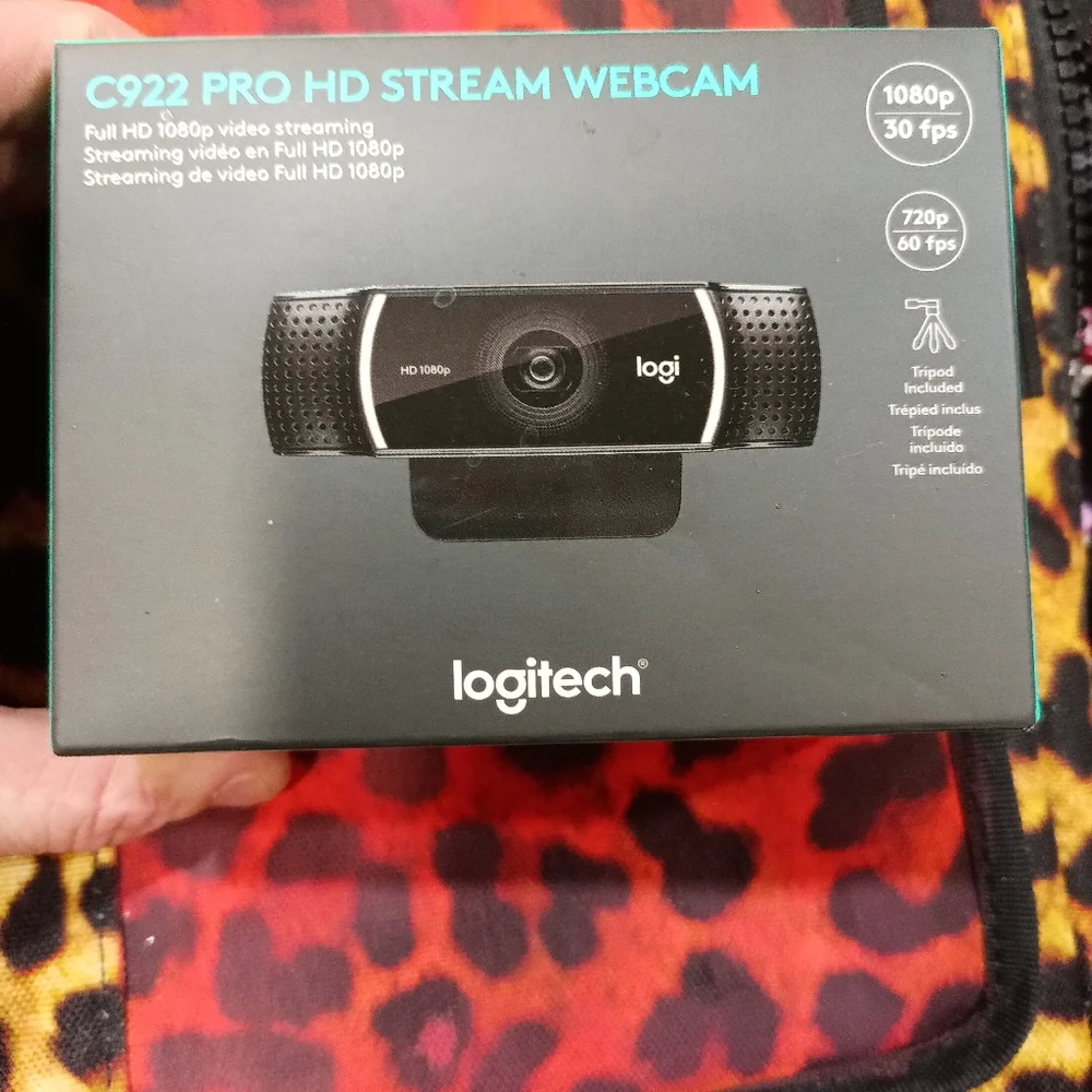 Logitech C922 pro HD stream Webcam